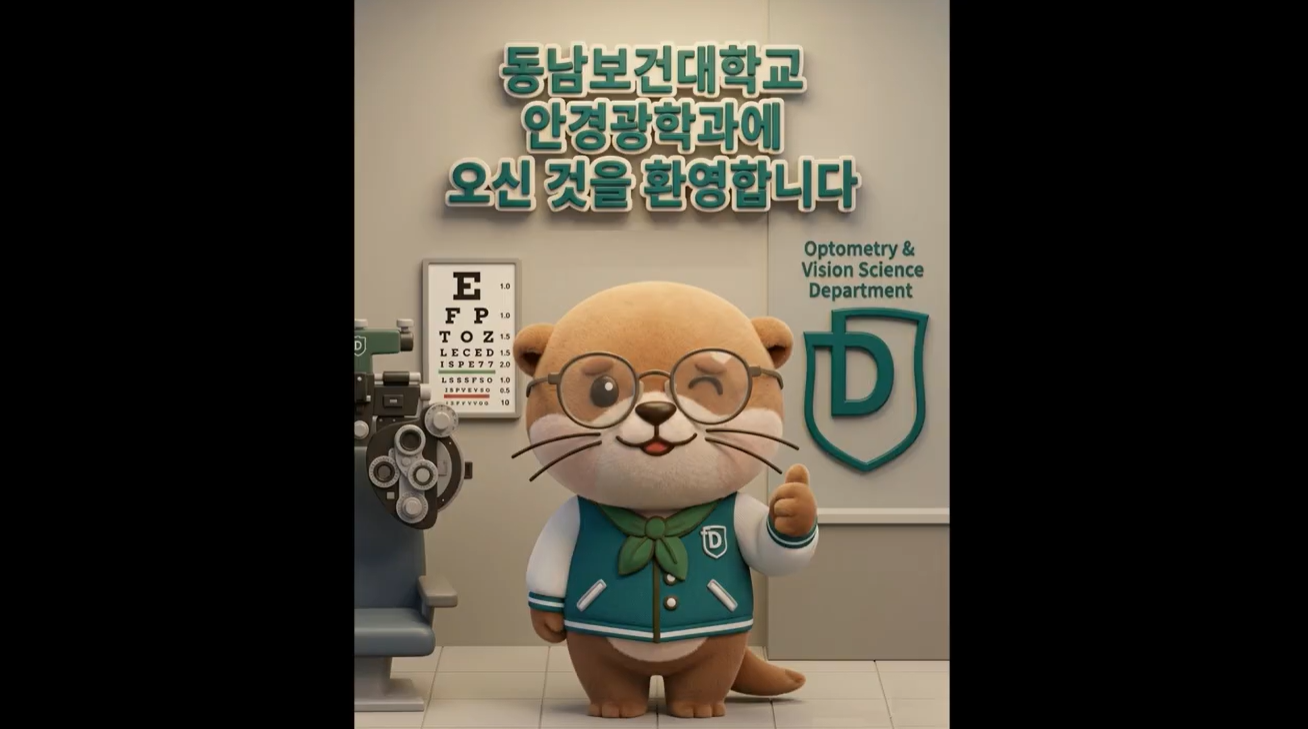 동남보건대 안경광학과 홍보영상 대표이미지